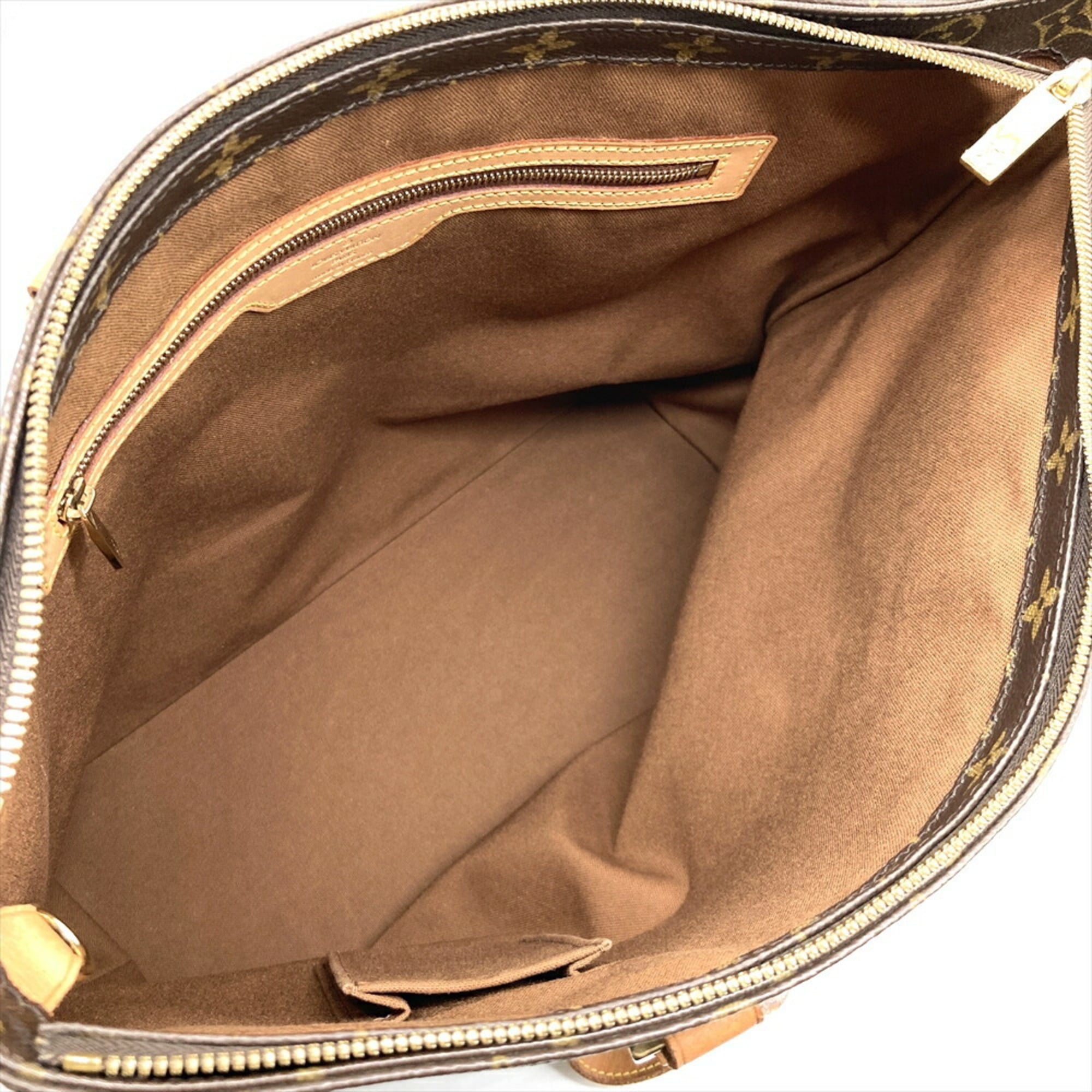 Louis Vuitton Brown Monogram Canvas Shoulder Bag