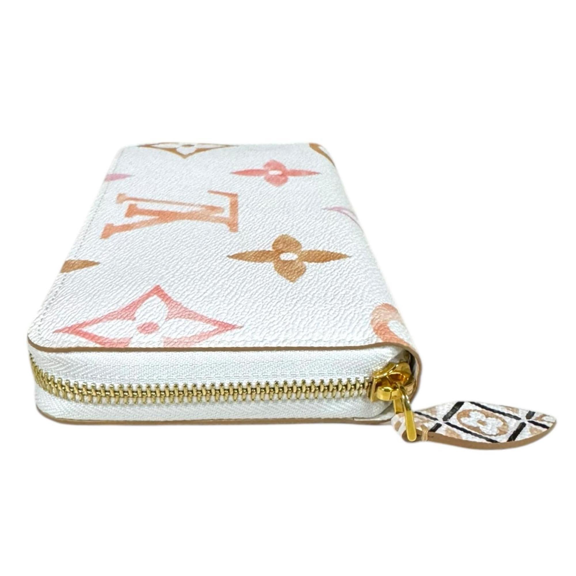 Louis Vuitton Pink White Monogram Empreinte Long Wallet