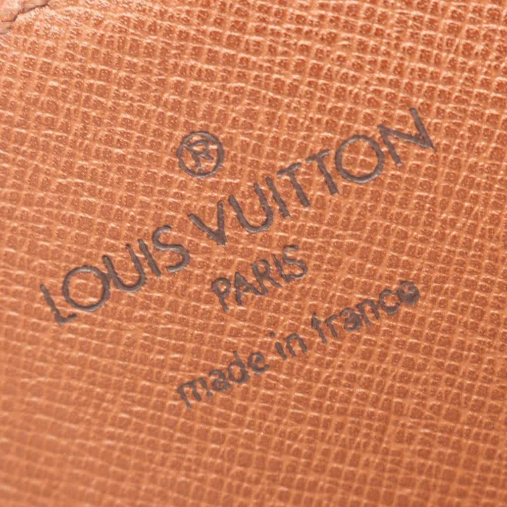 Louis Vuitton Brown Monogram Coated Canvas Leather Handbag Shoulder Bag