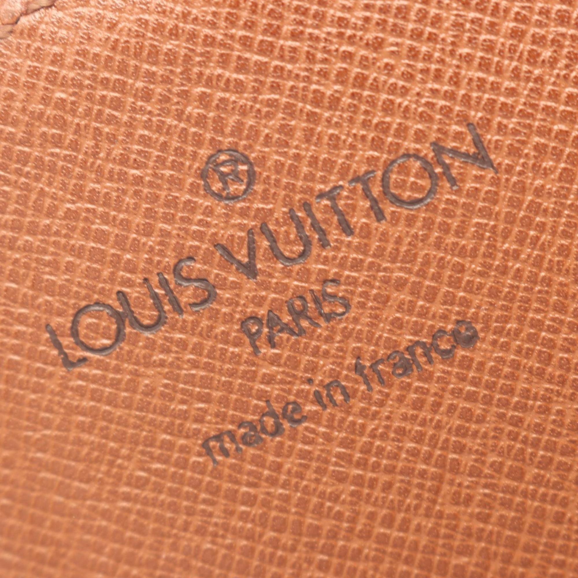 Louis Vuitton Brown Monogram Coated Canvas Leather Handbag Shoulder Bag