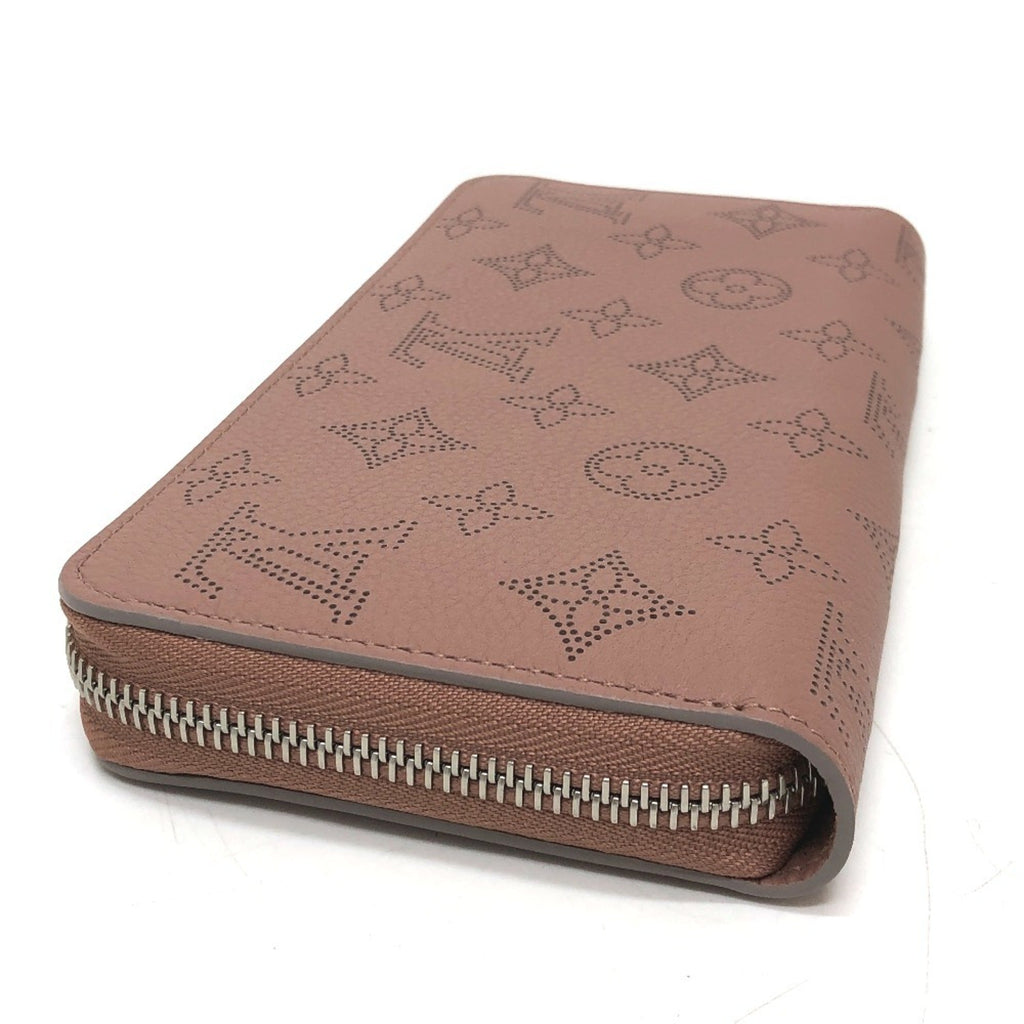 Louis Vuitton Mahina Pink Mahina Leather Long Wallet