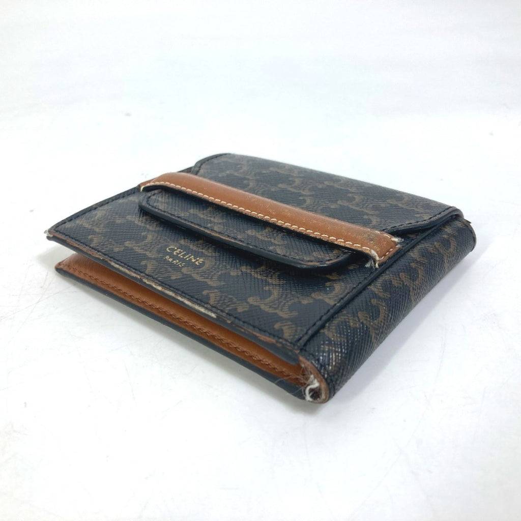 Celine Brown Leather Wallet (Bi-Fold)