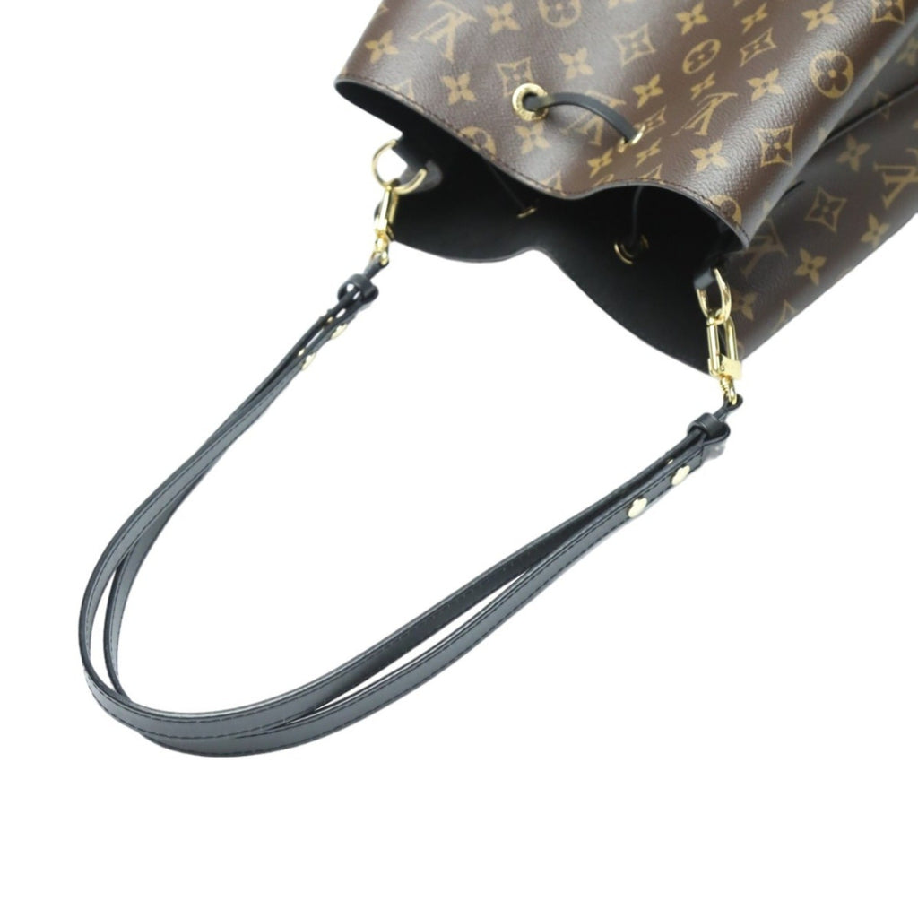 Louis Vuitton Brown Noir Monogram Canvas Shoulder Bag