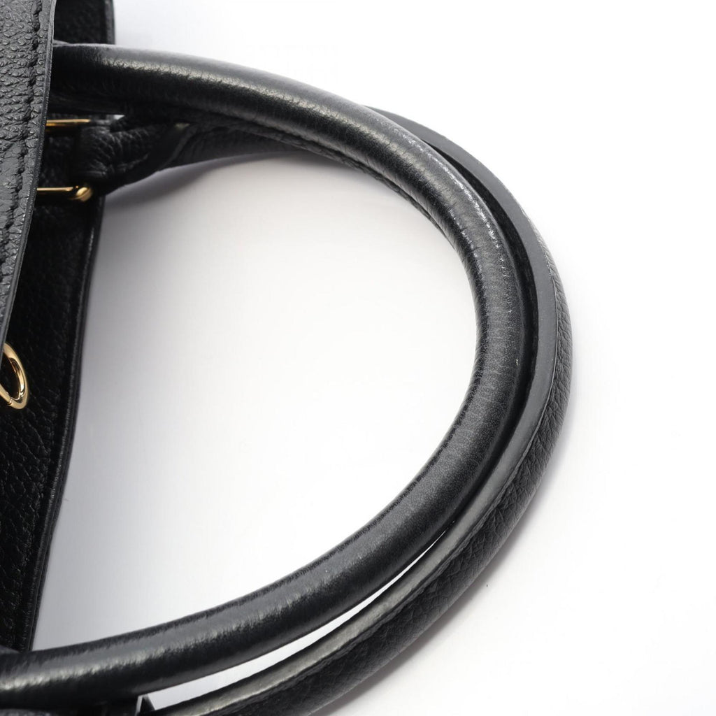 Louis Vuitton Black Cuir Ombre Leather Monogram Empreinte Handbag