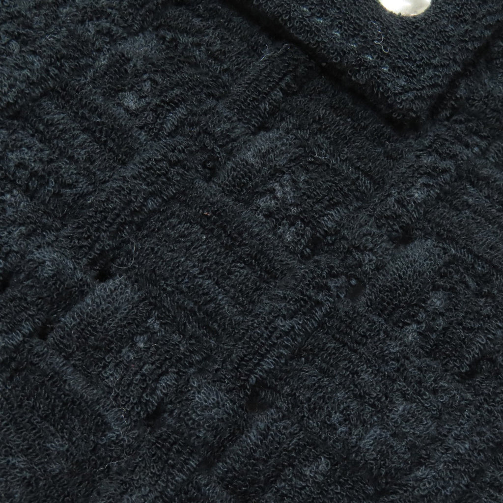 Balenciaga Black Pile Fabric Hand