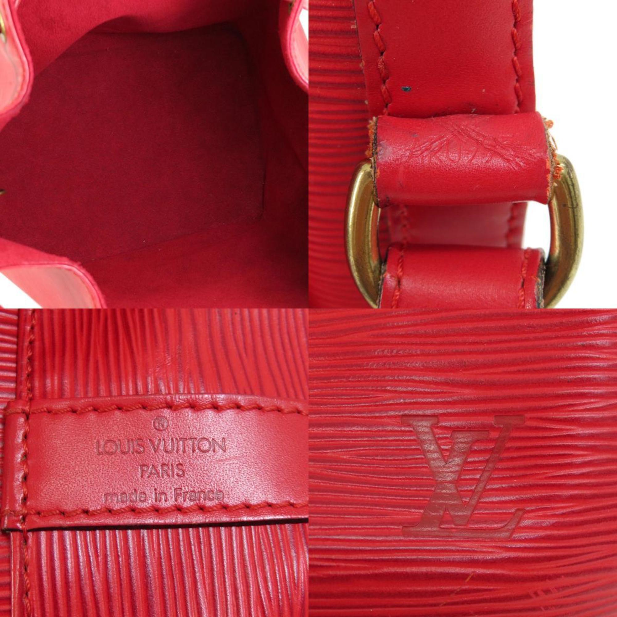 Louis Vuitton Epi Castilian Red Epi Leather Shoulder Bag