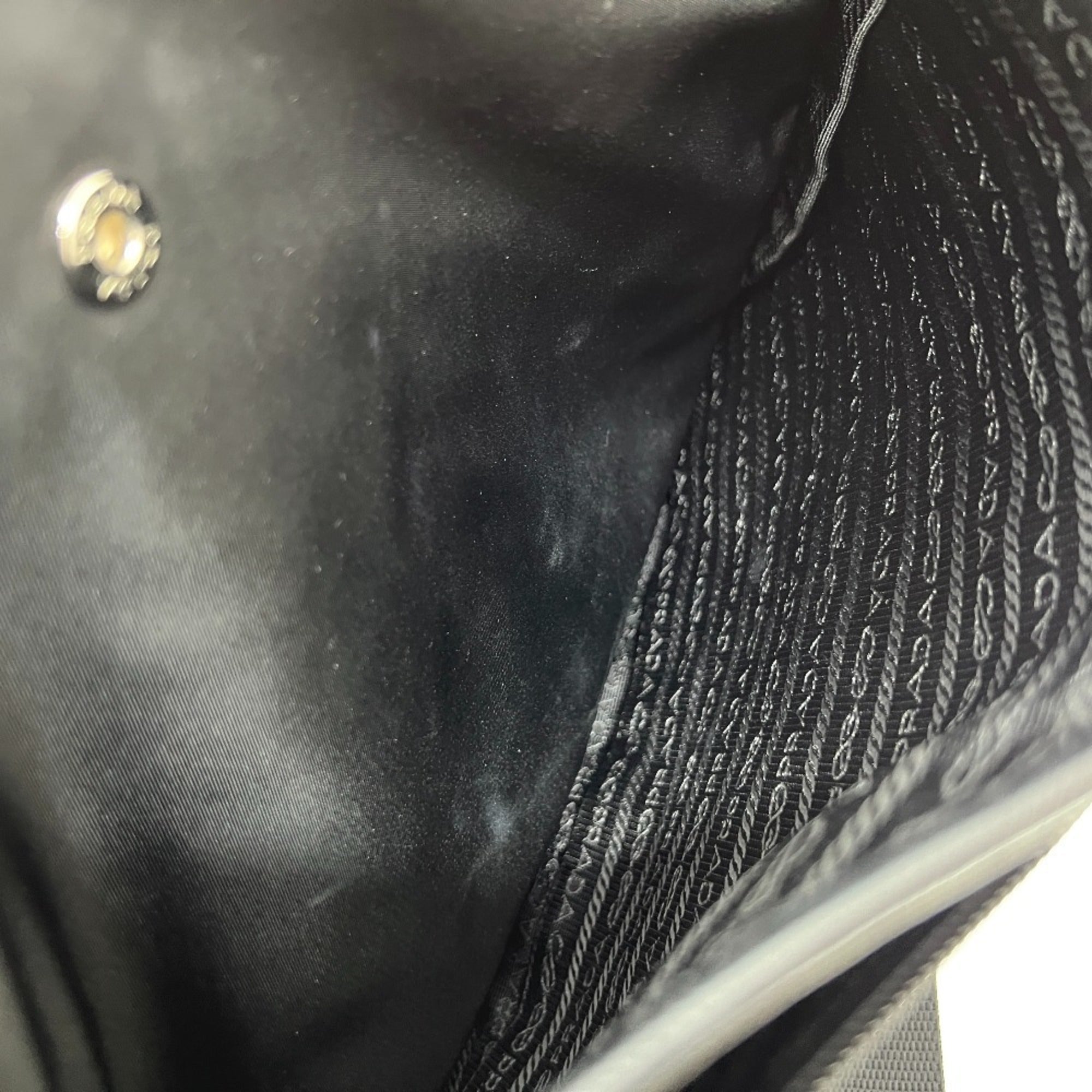 Prada Black Nero Nylon Shoulder Bag