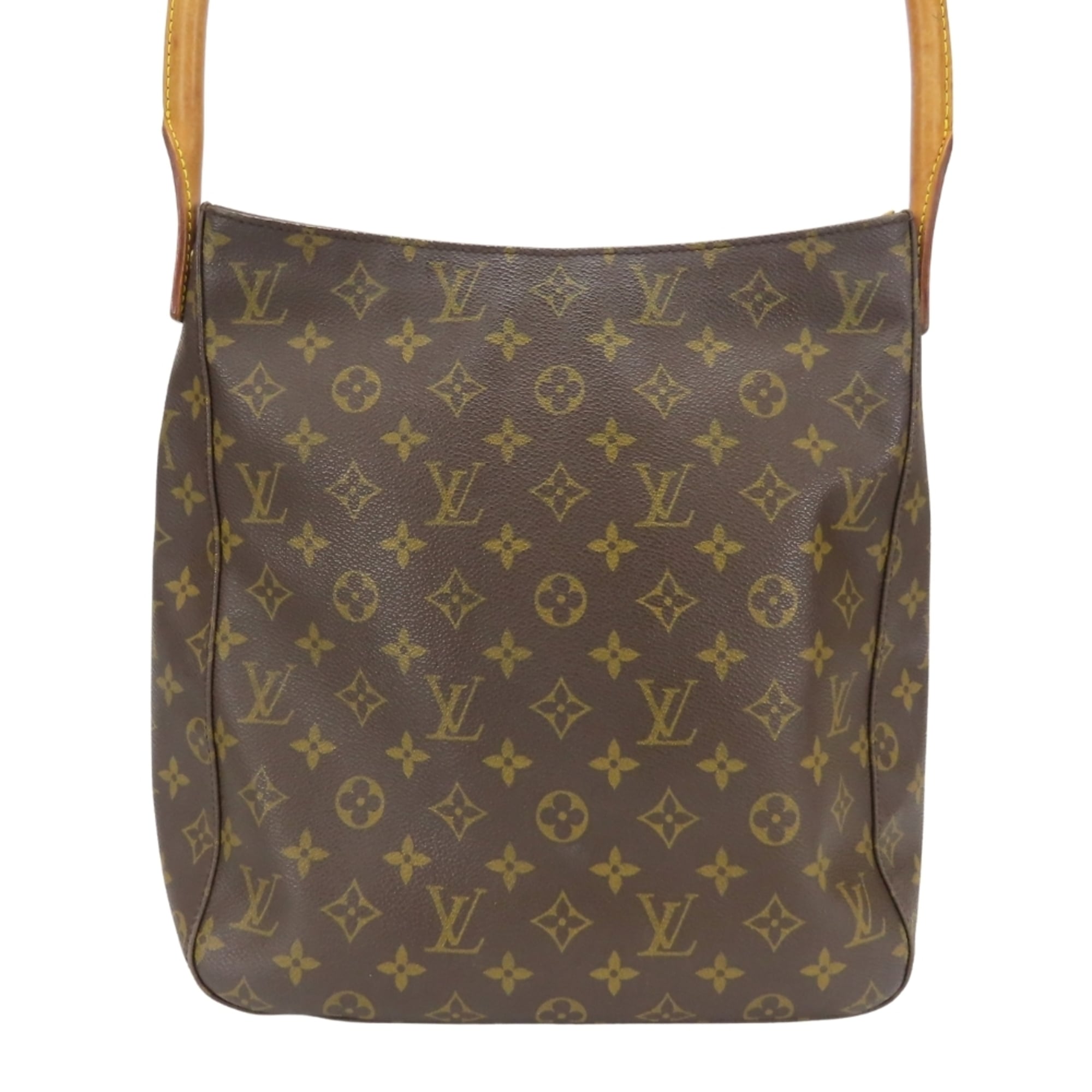 Louis Vuitton Brown Monogram Monogram Leather Shoulder Bag