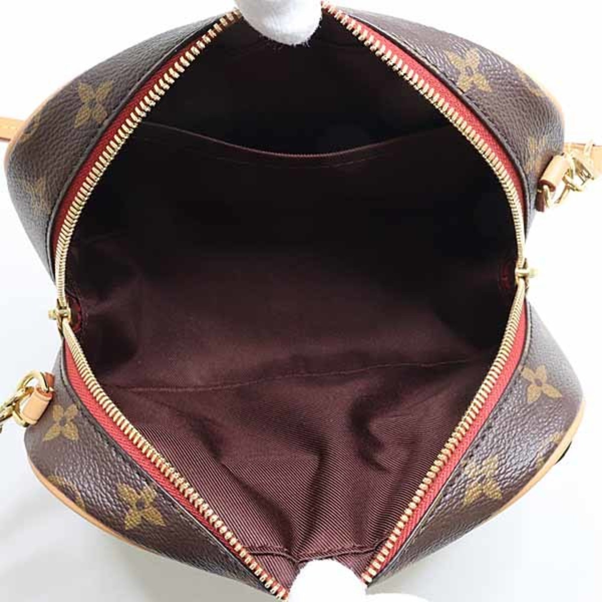 Louis Vuitton Brown Gold Monogram Monogram Leather Canvas Shoulder Bag