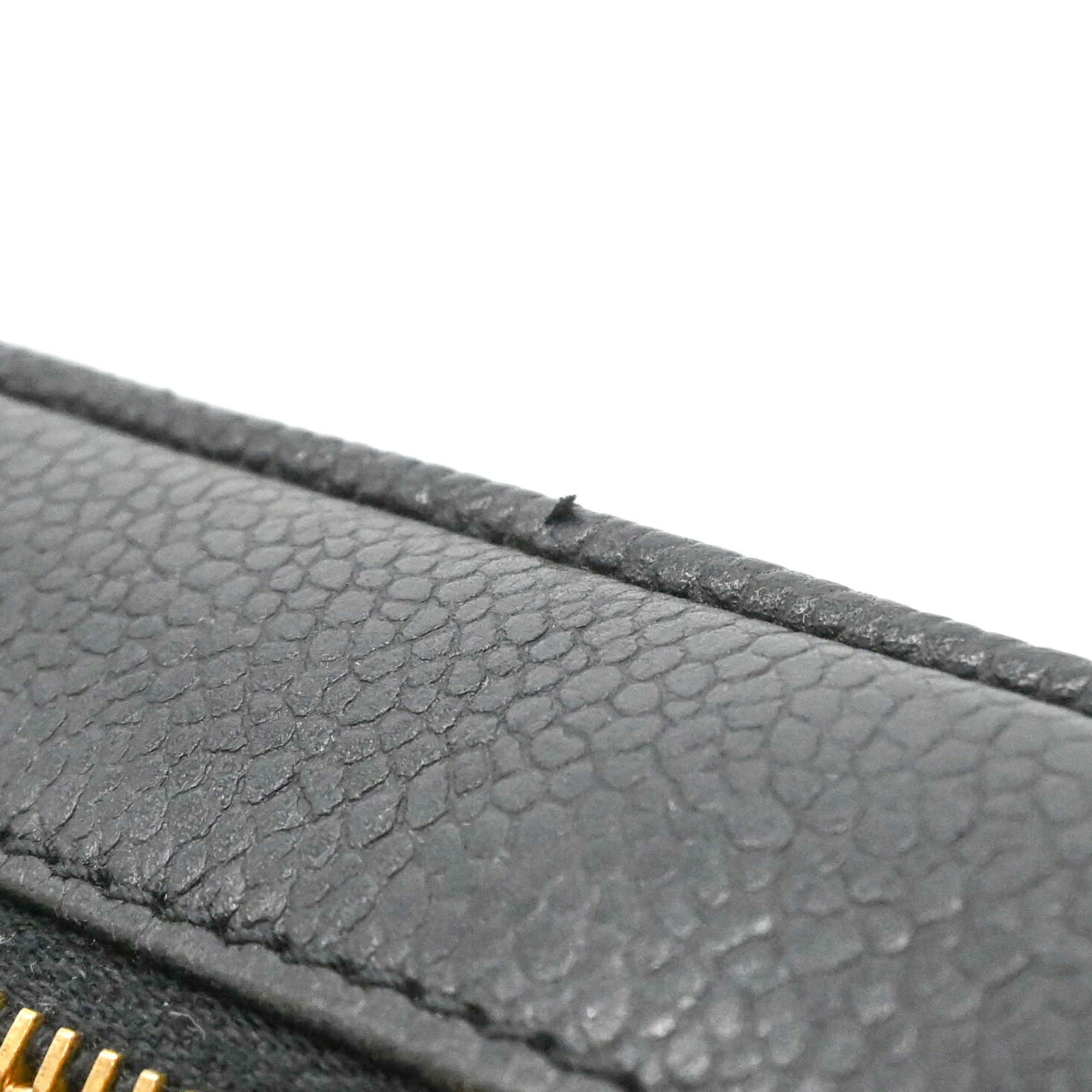 Chanel Black Leather Handbag Vanity Bag