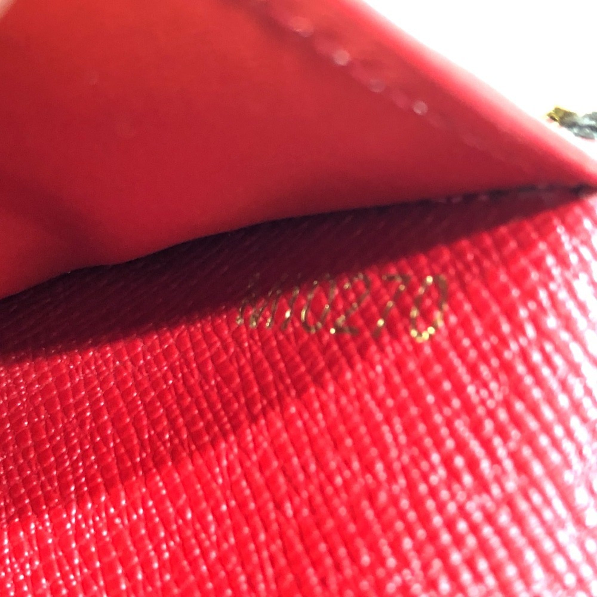 Louis Vuitton Brown Red Color Damier Canvas Coin Purse/Coin Case