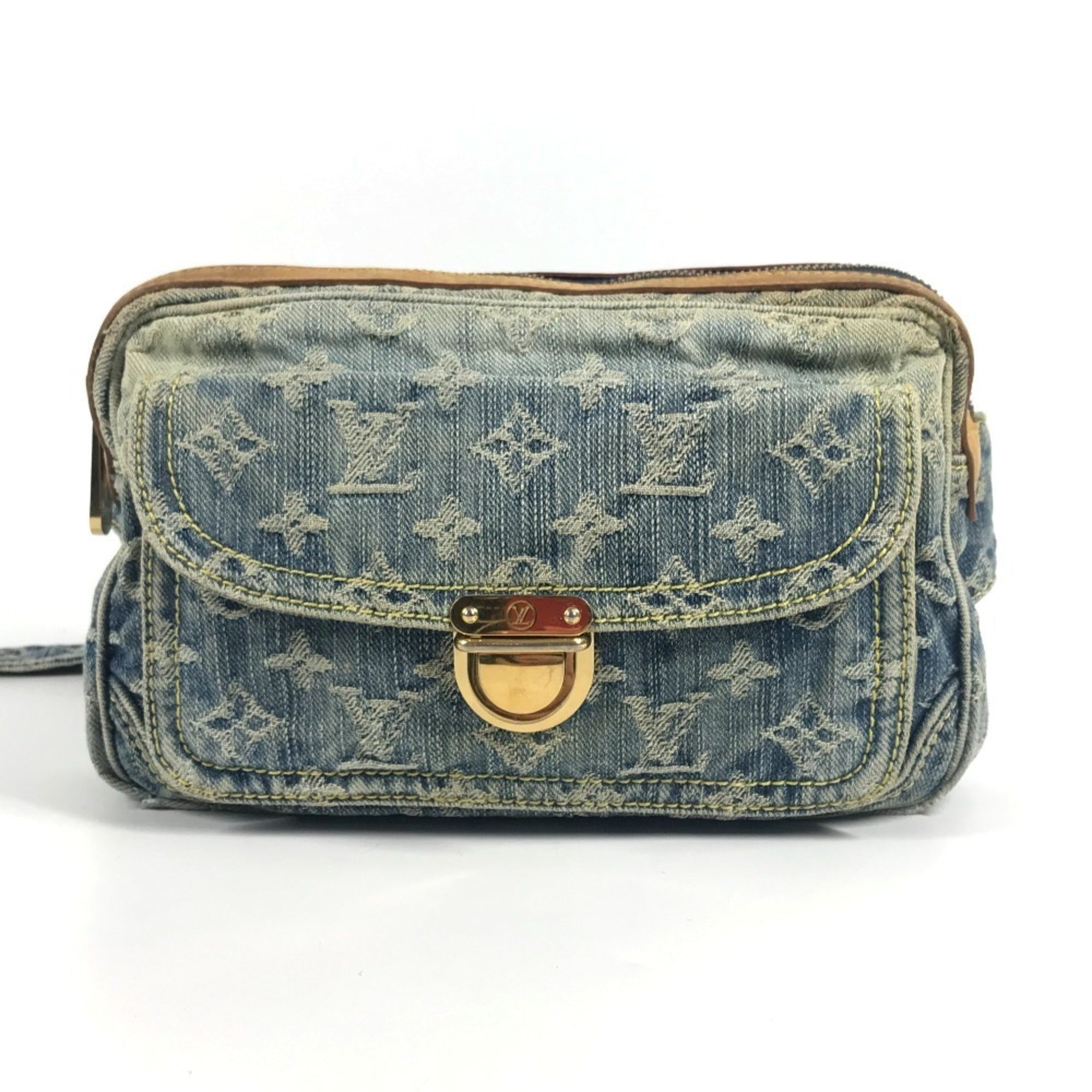 Louis Vuitton Monogram Denim Blue Monogram Monogram Denim Sling Bag