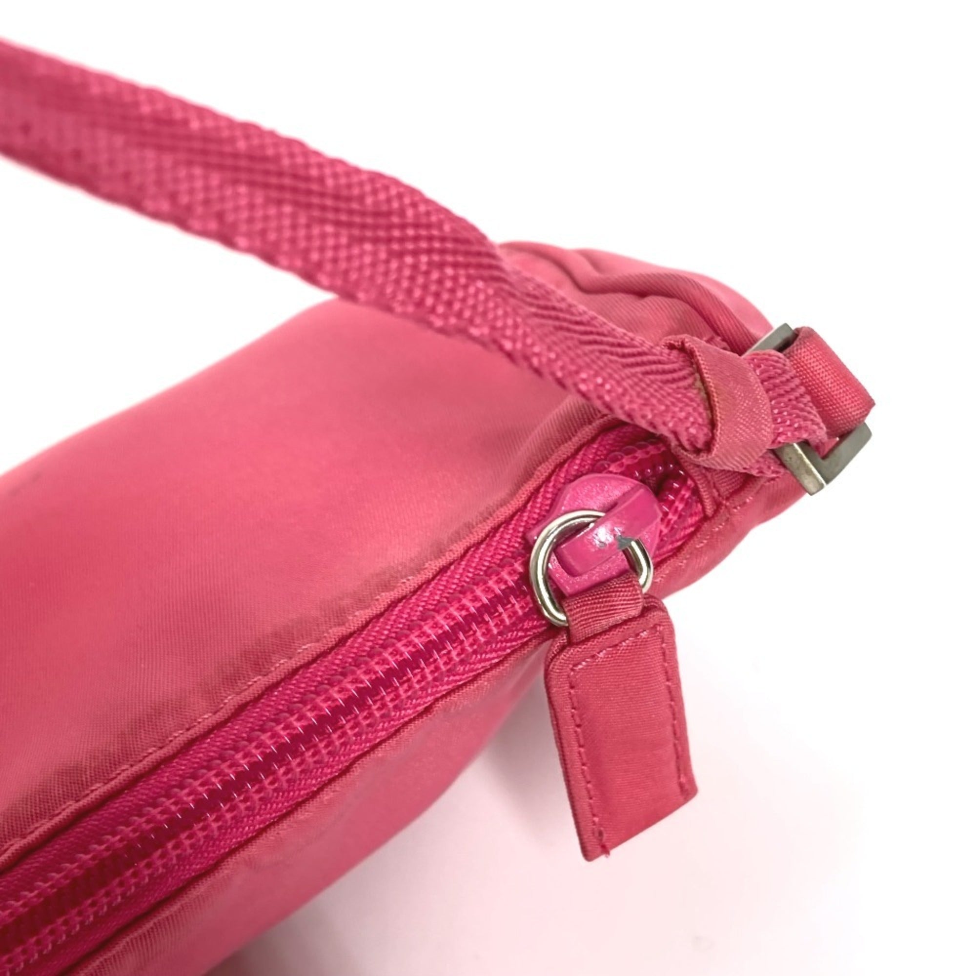 Prada Pink Nylon Handbag Shoulder Bag