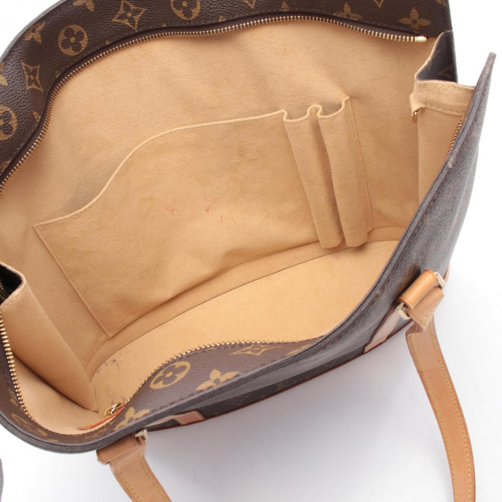 Louis Vuitton Brown Monogram Coated Canvas Leather Handbag Shoulder Bag