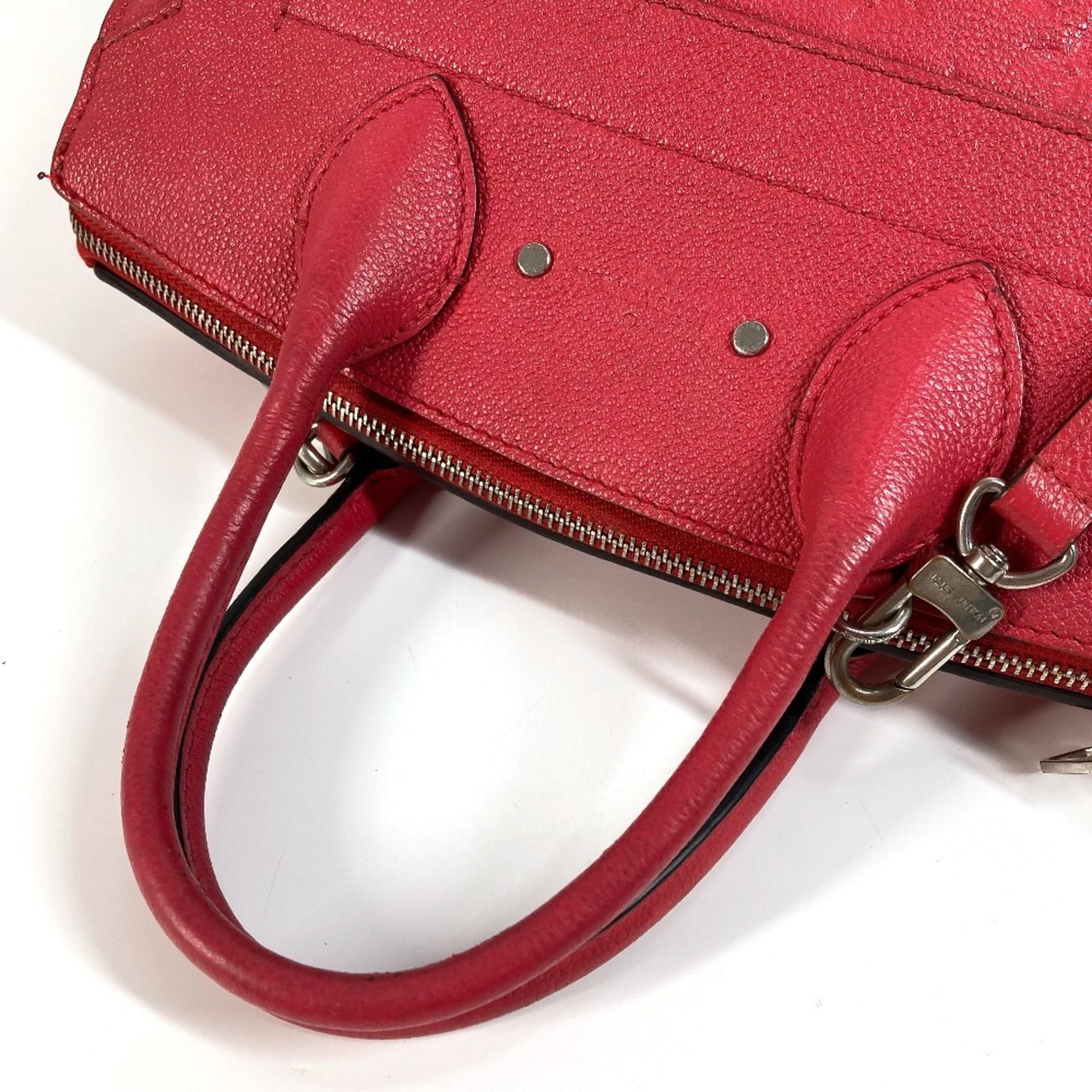Louis Vuitton Monogram Empreinte Red Color Monogram Empreinte Handbag Shoulder Bag