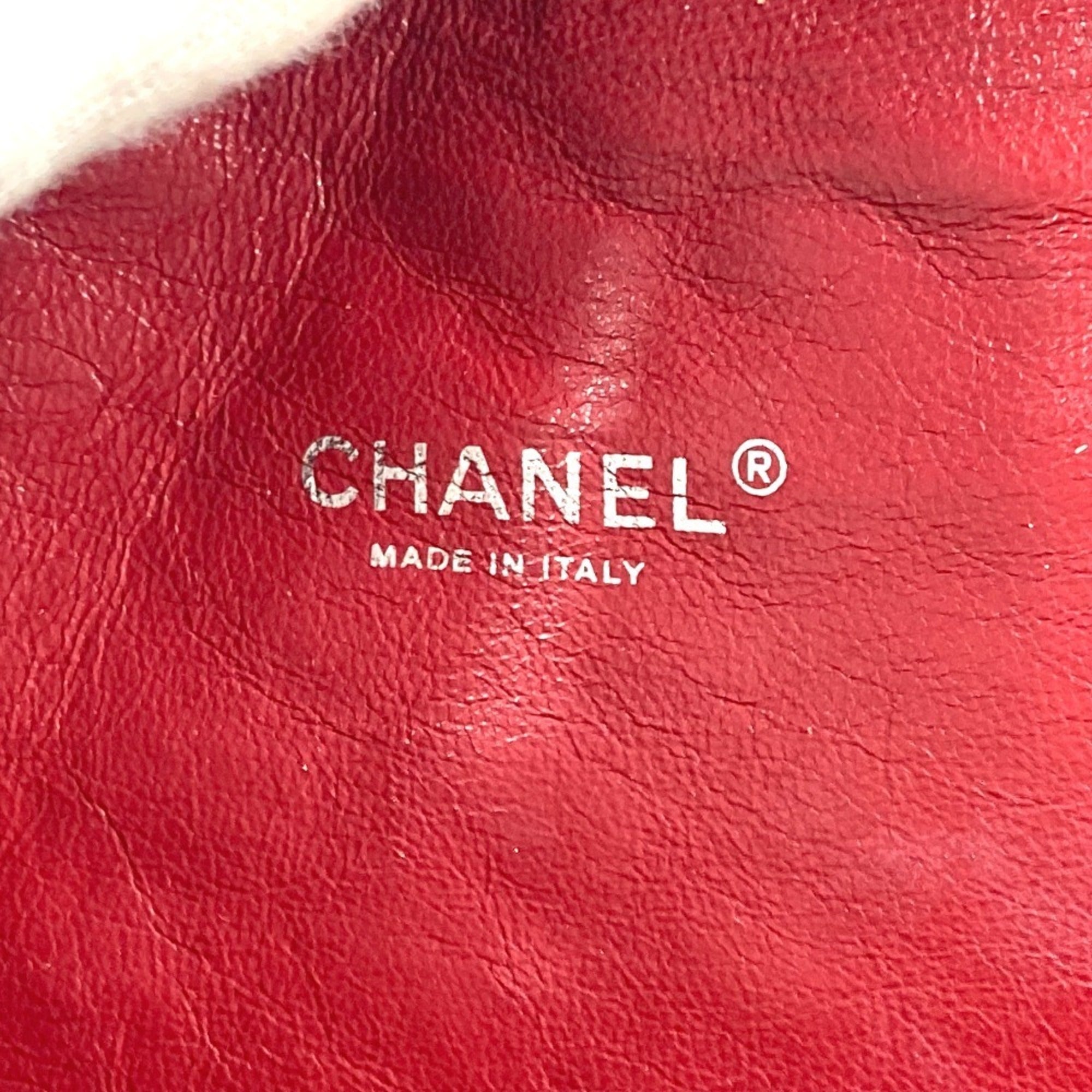 Chanel Black Patent Leather Clutch Bag Pouch