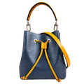 Louis Vuitton Epi Navy Orange Epi Leather Shoulder Bag