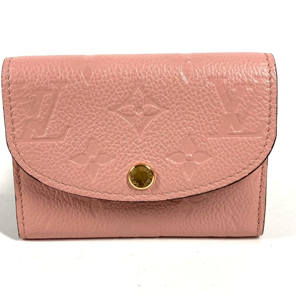 Louis Vuitton Pink Rose Poudre Monogram Empreinte Leather Wallet
