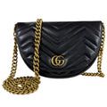 Gucci Black Leather Shoulder Bag (Pre-Owned)