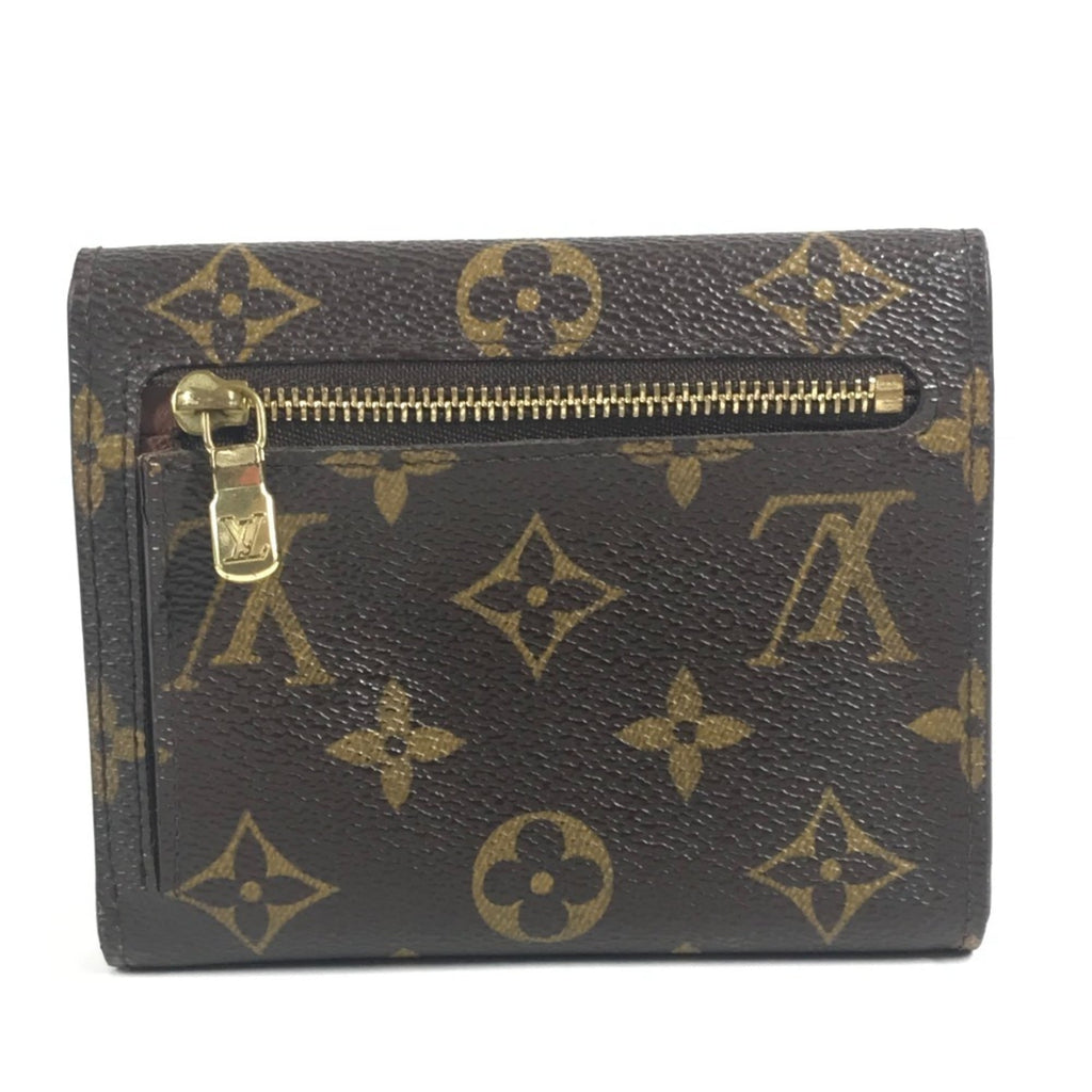 Louis Vuitton Monogram Brown Galle Monogram Monogram Long Bill Wallet (Tri-Fold)