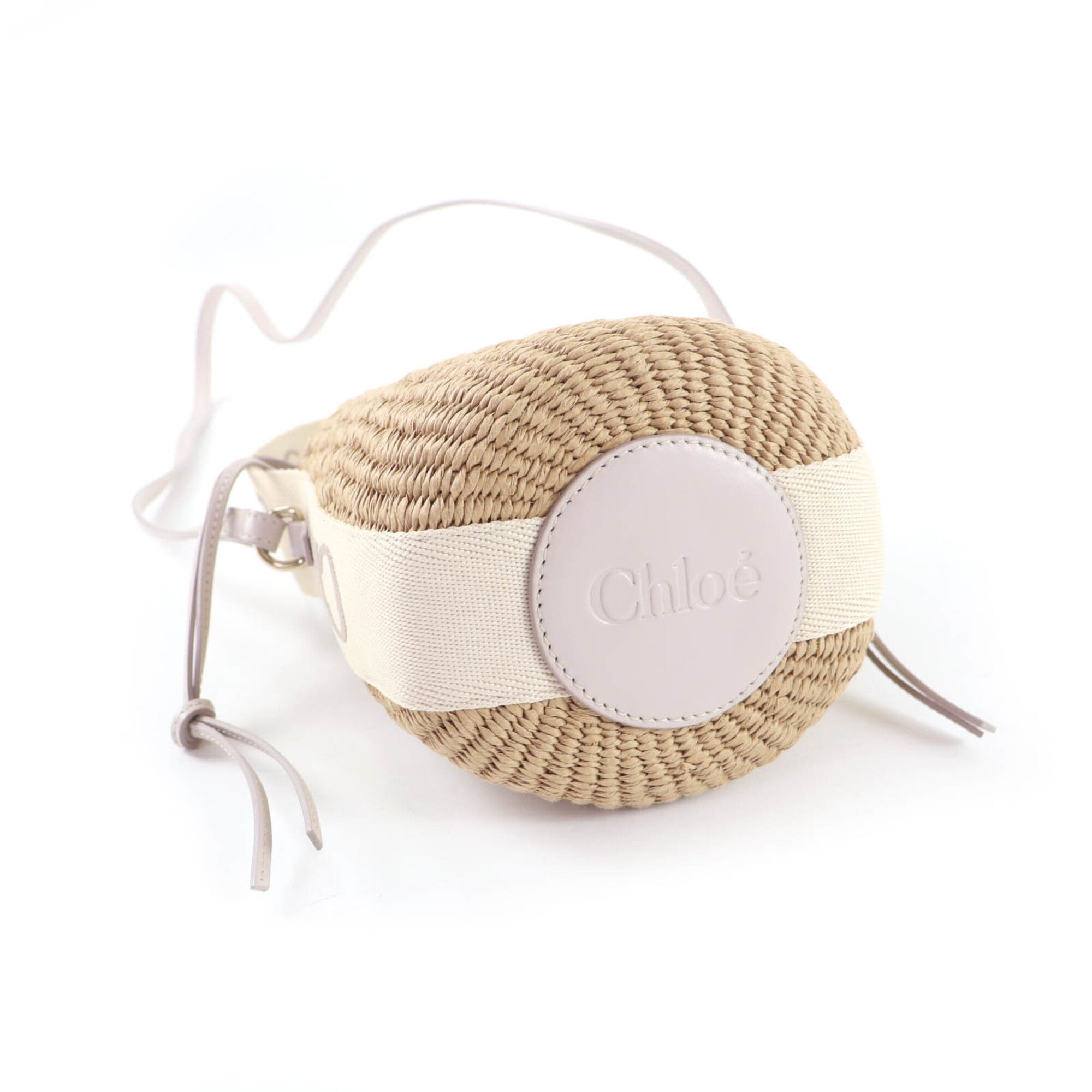 Chloé Beige Paper Leather Shoulder Bag (Pre-Owned)