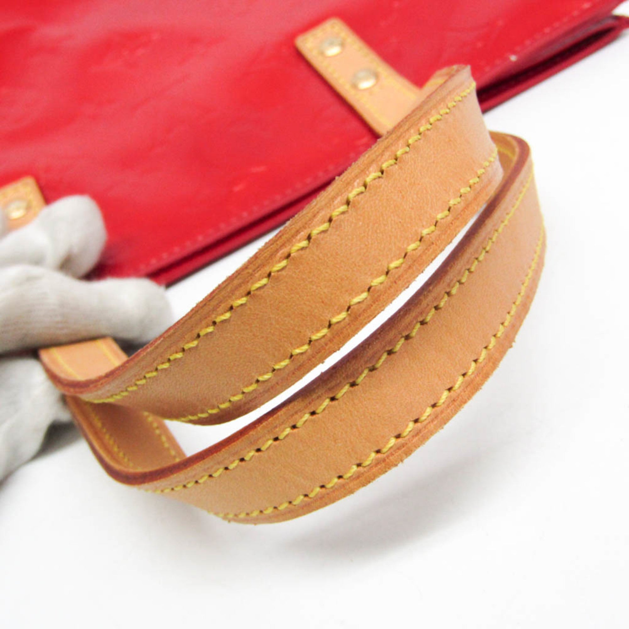 Louis Vuitton Monogram Vernis Rouge Monogram Vernis Handbag