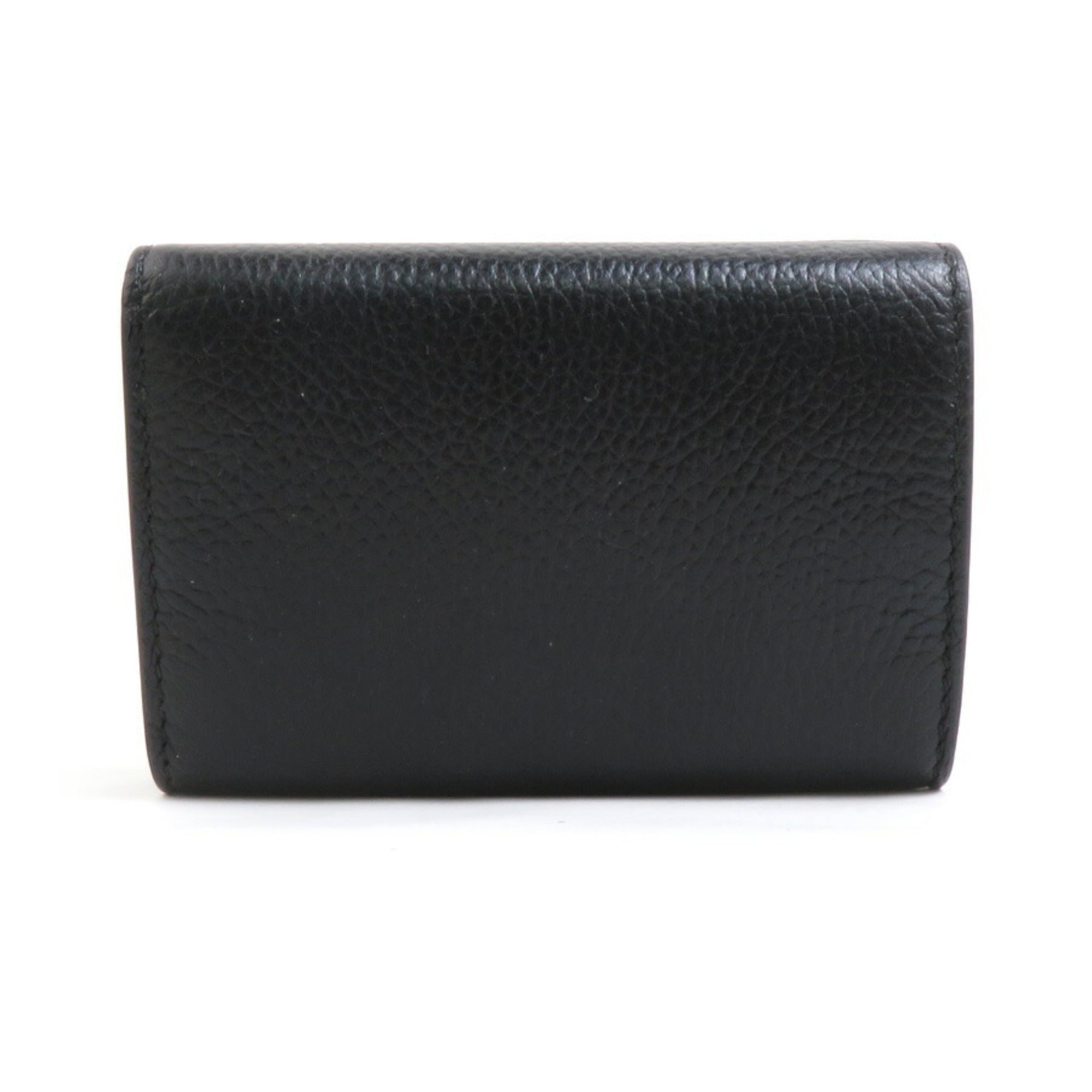 Balenciaga Black Leather Wallet (Tri-Fold)