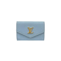 Louis Vuitton Blue Leather Wallet (Tri-Fold)