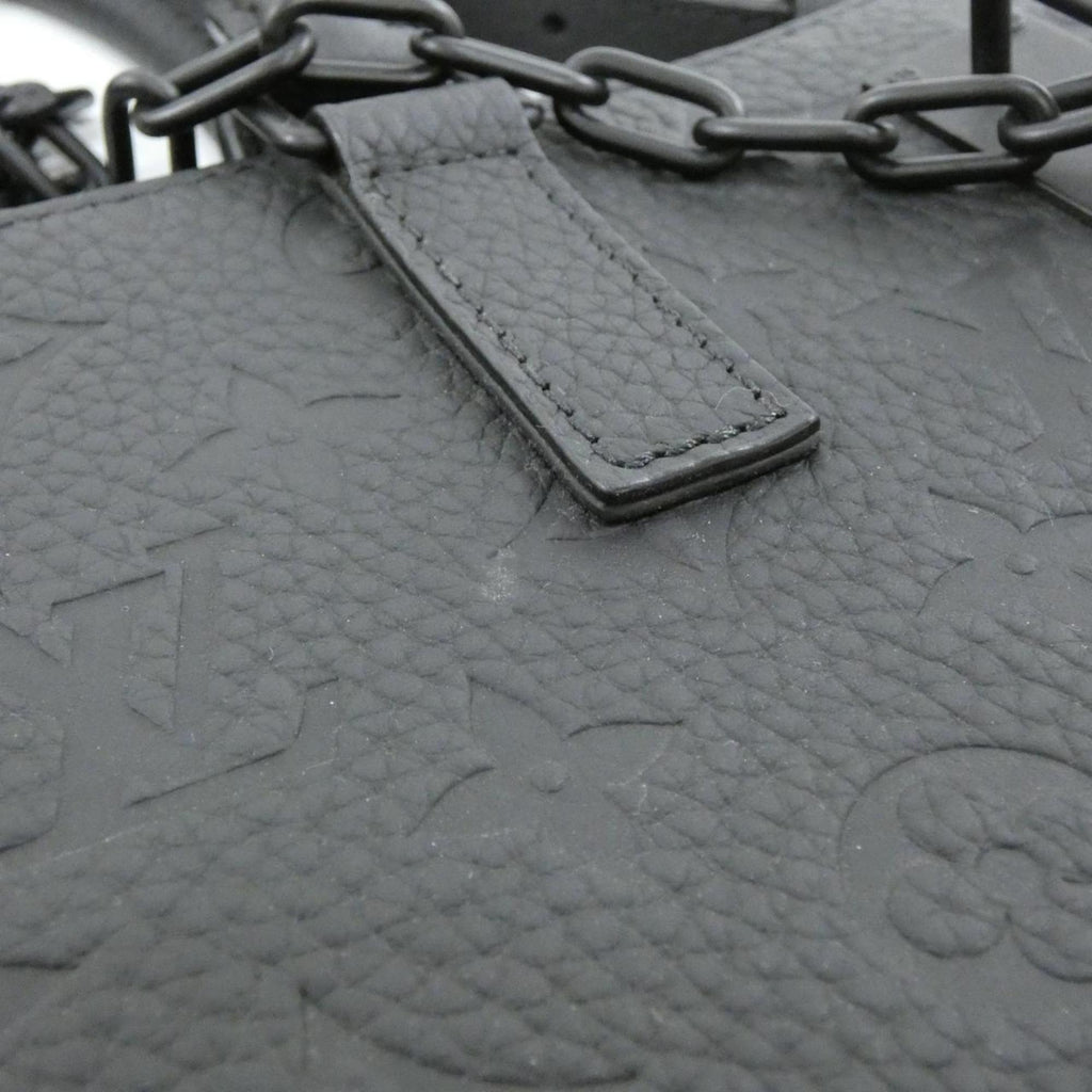 Louis Vuitton Black Leather Handbag