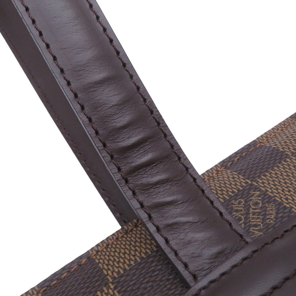 Louis Vuitton Damier Damier Canvas Ebene Red Color Shoulder Bag Tote Bag