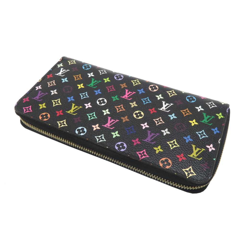 Louis Vuitton Noir Monogram Multicolore Long Wallet