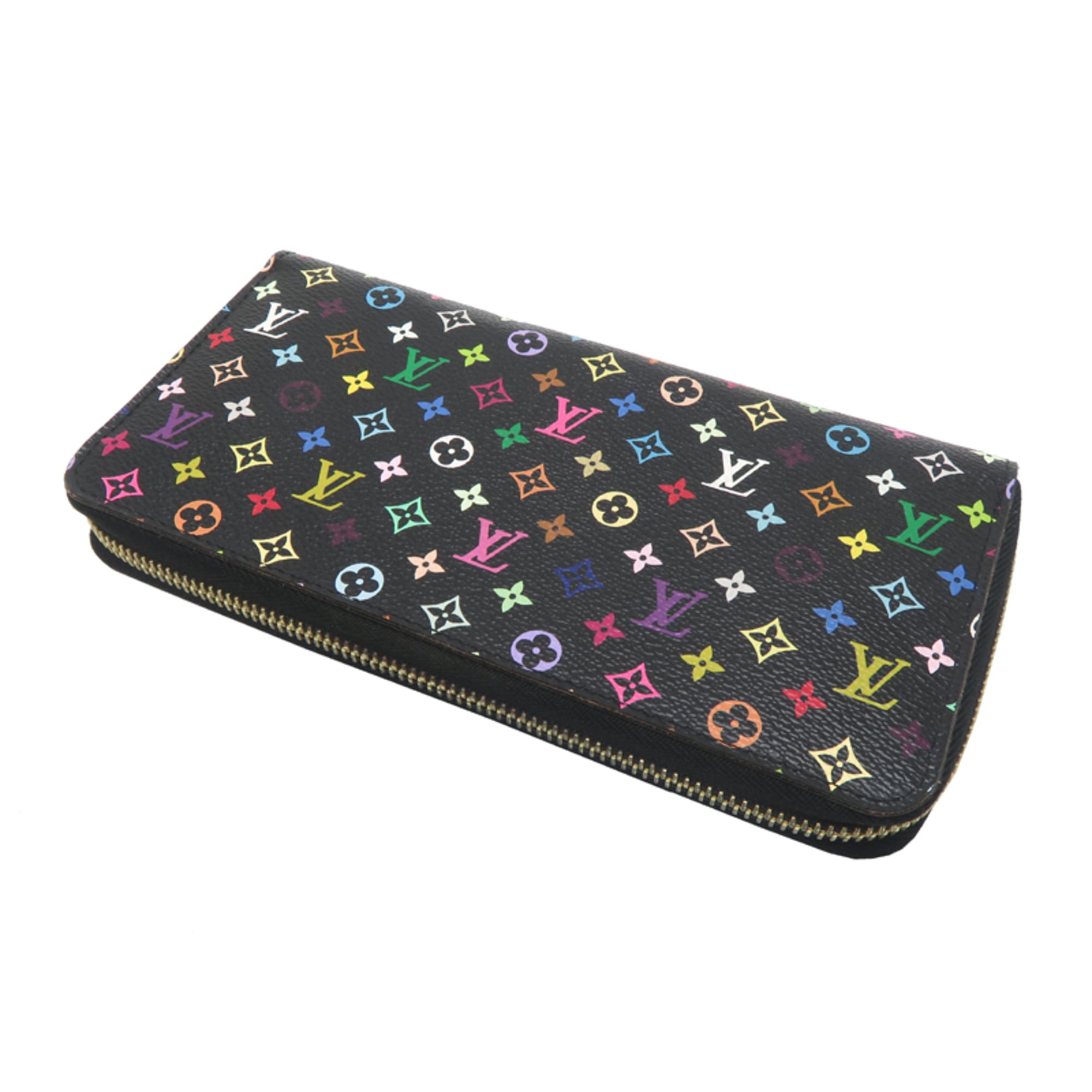 Louis Vuitton Noir Monogram Multicolore Long Wallet
