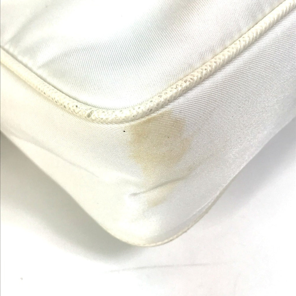 Prada White Cloth Shoulder Bag