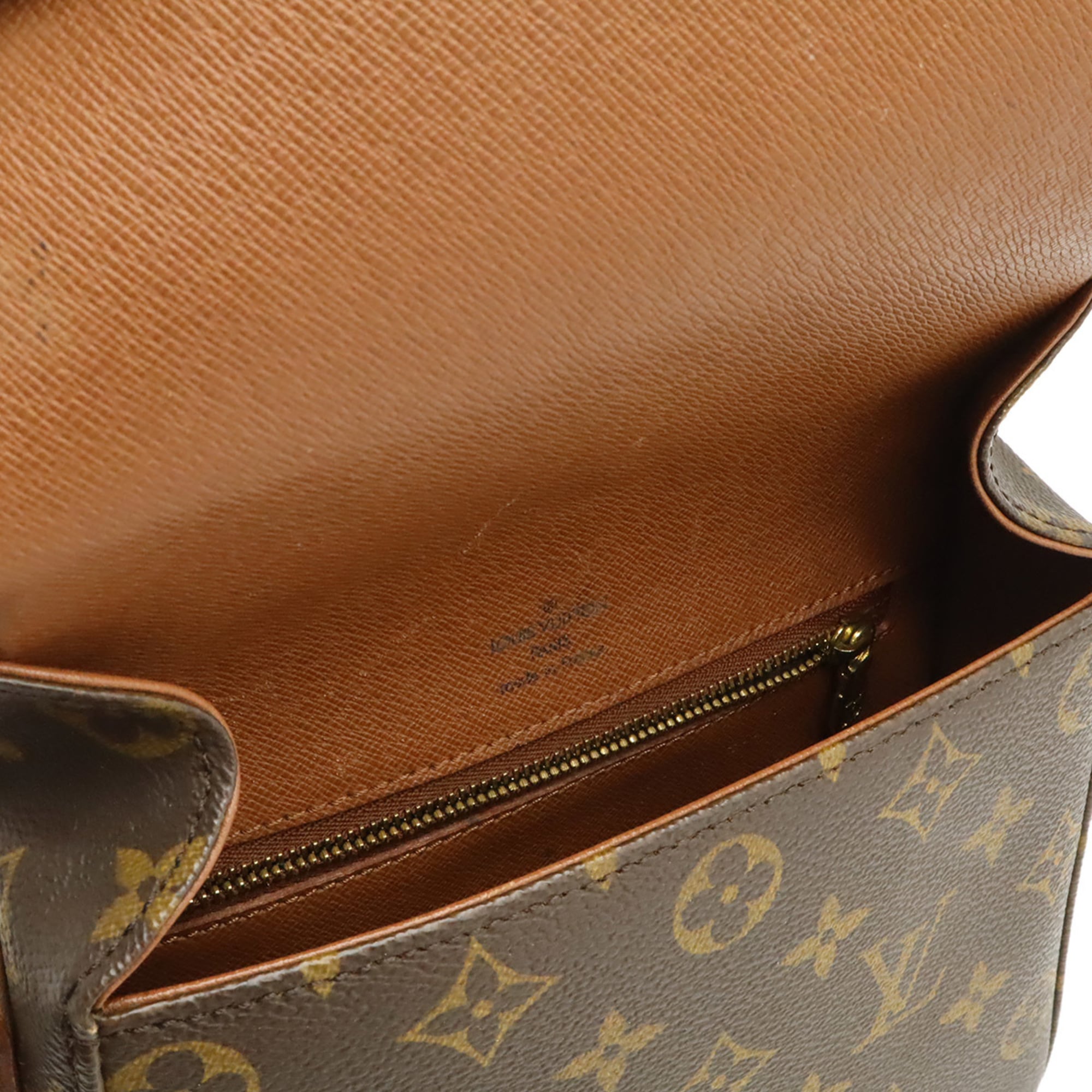 Louis Vuitton Brown Canvas Pochette Shoulder Bag