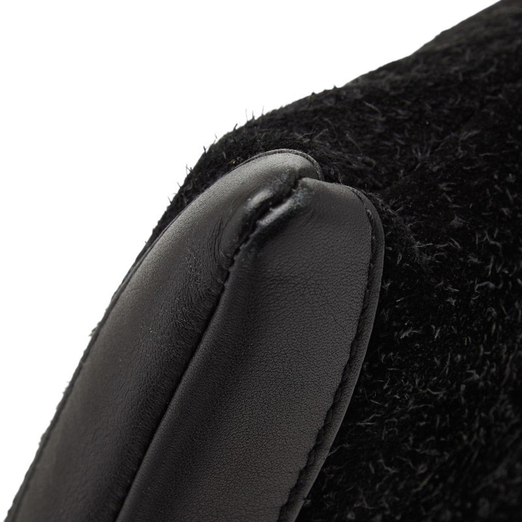 Balenciaga Black Suede Leather Clutch