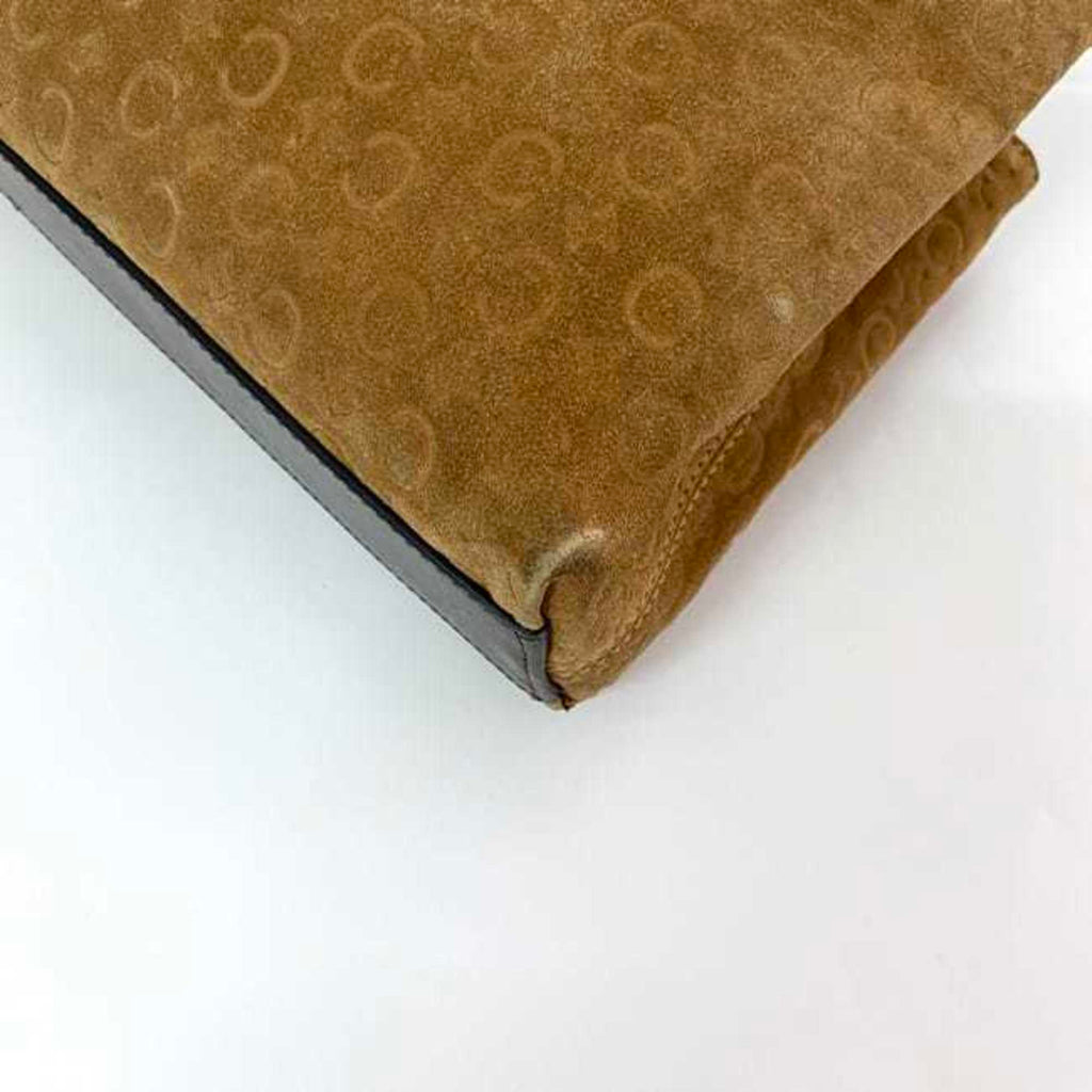 Celine Brown Suede Leather Handbag