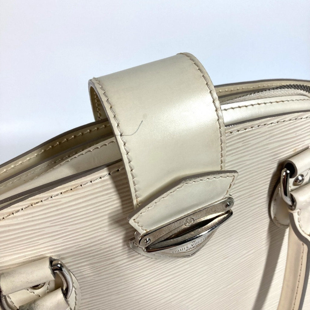 Louis Vuitton Lv Off White White Epi Leather Boston Bag Handbag Shoulder Bag