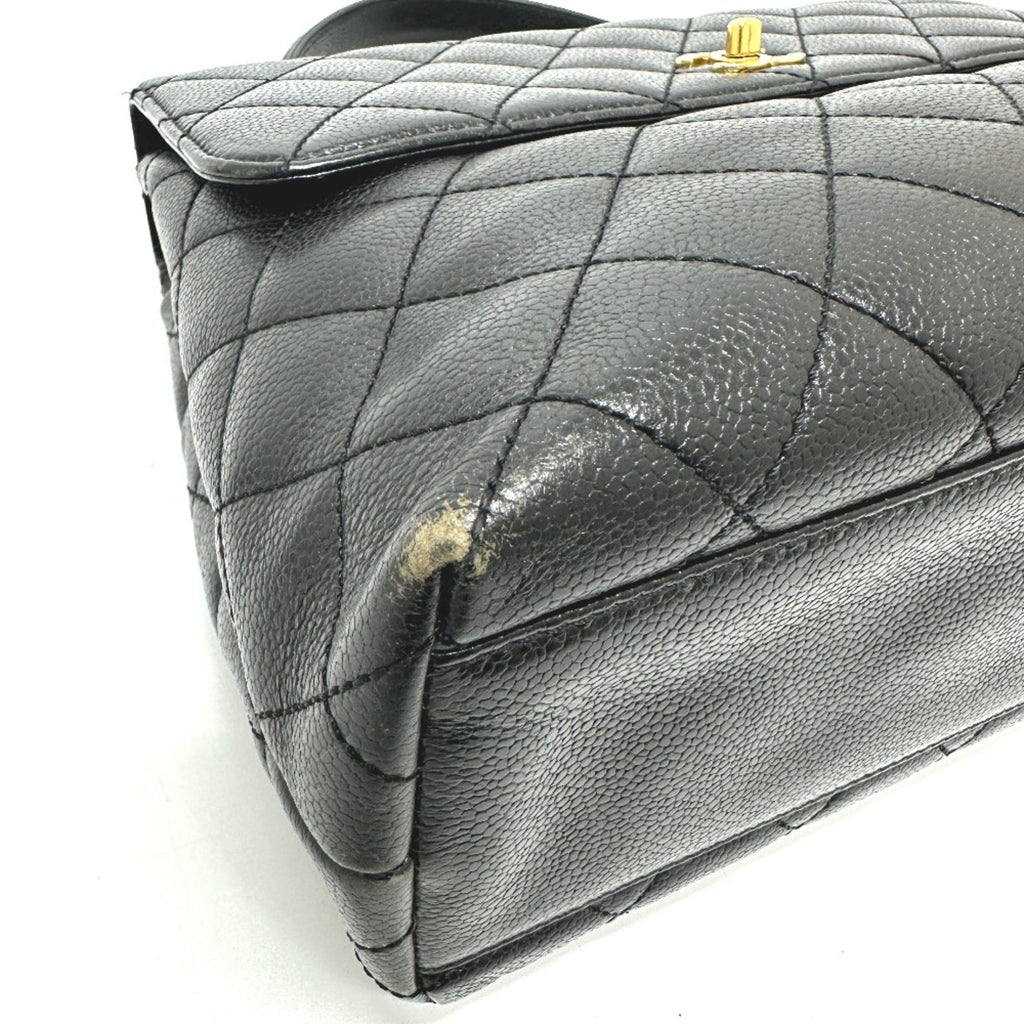 Chanel Black Leather Handbag