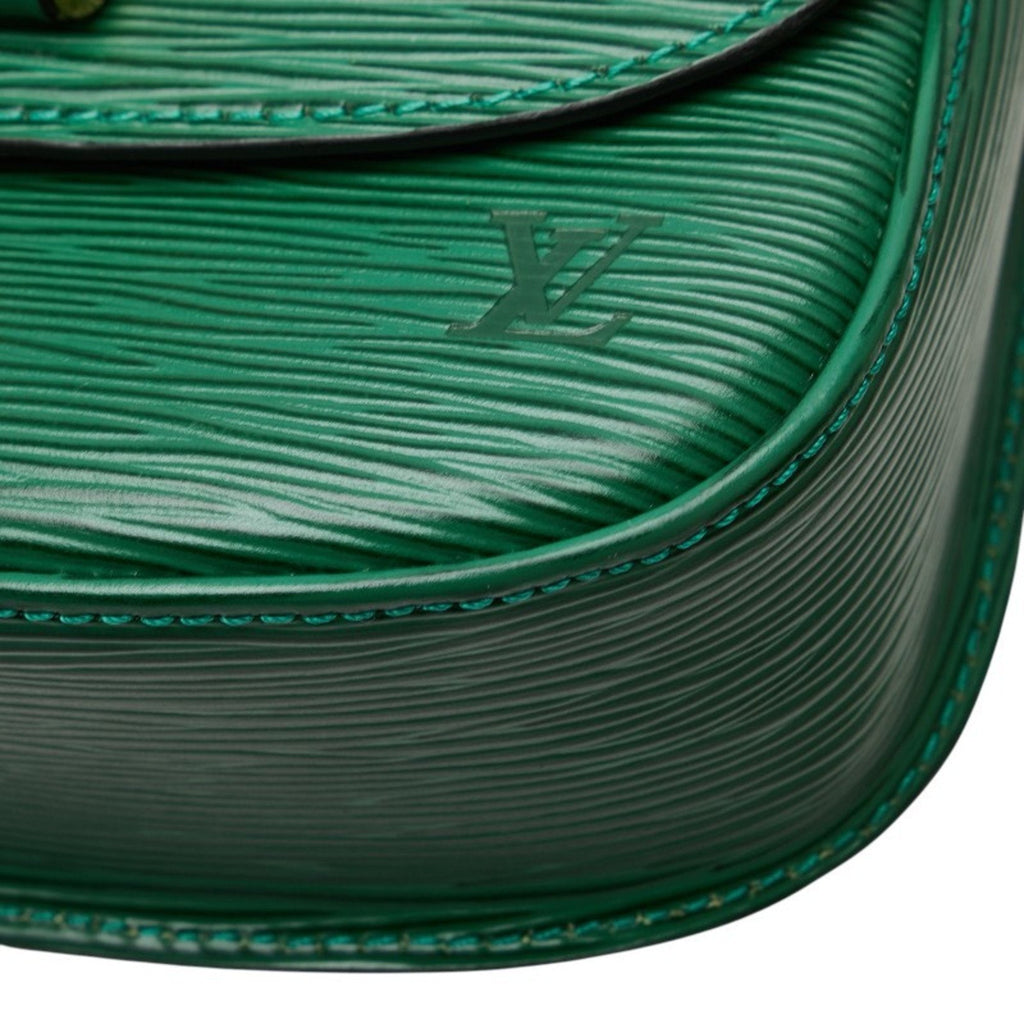 Louis Vuitton Epi Borneo Green Leather Shoulder Bag