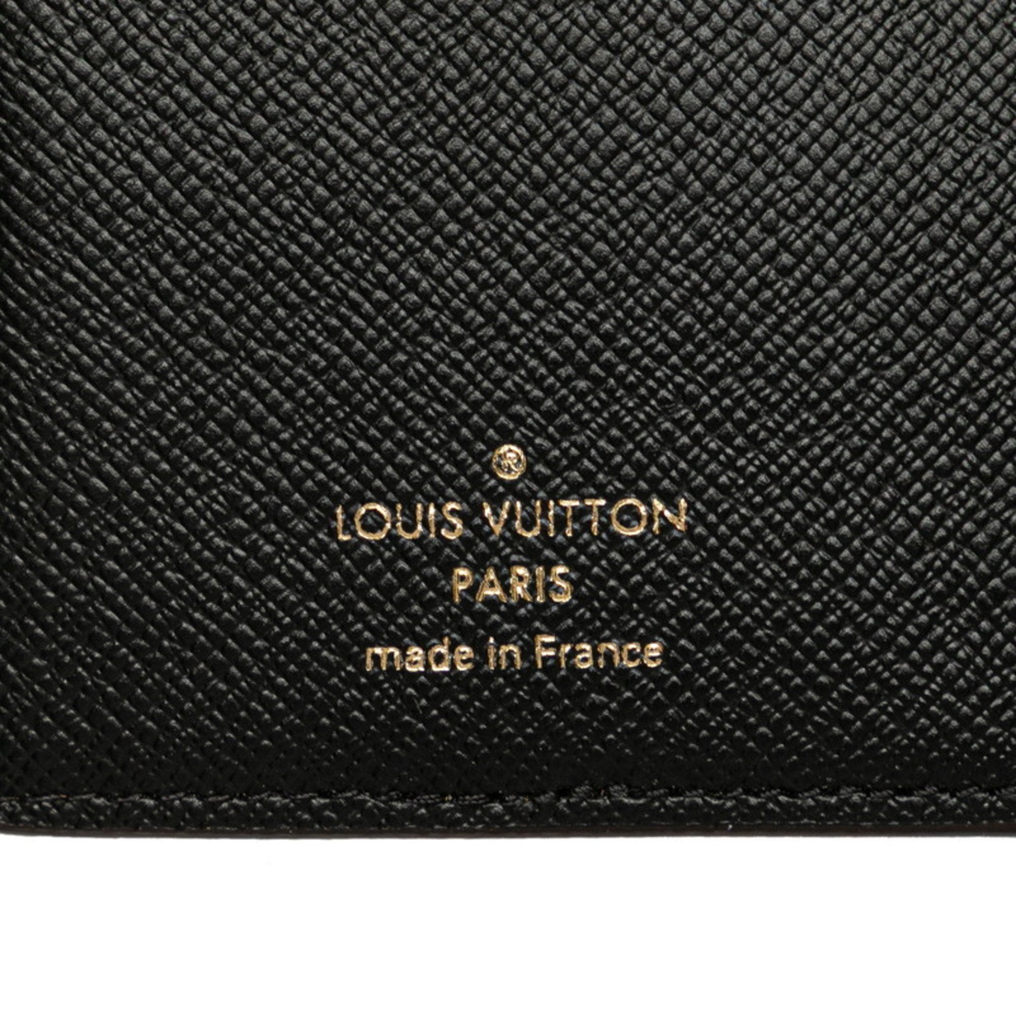 Louis Vuitton Brown Pvc Leather Wallet