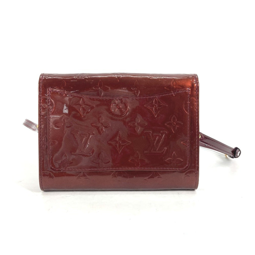Louis Vuitton Monogram Vernis Purple Rouge Fauviste Monogram Vernis Clutch Bag Shoulder Bag