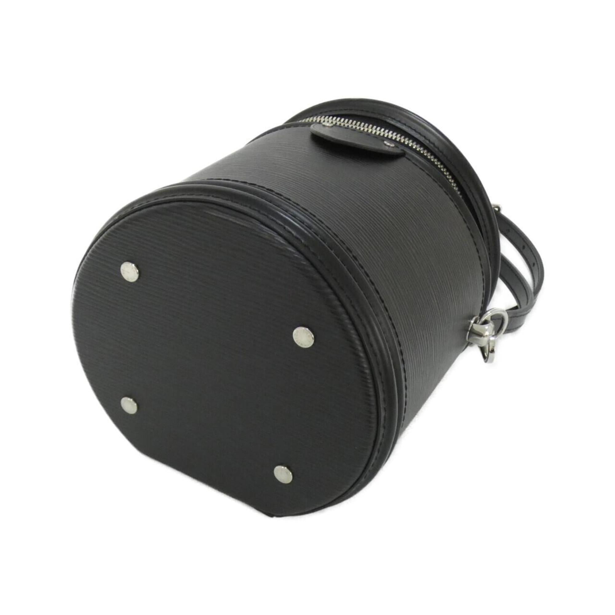 Louis Vuitton Black Leather Handbag