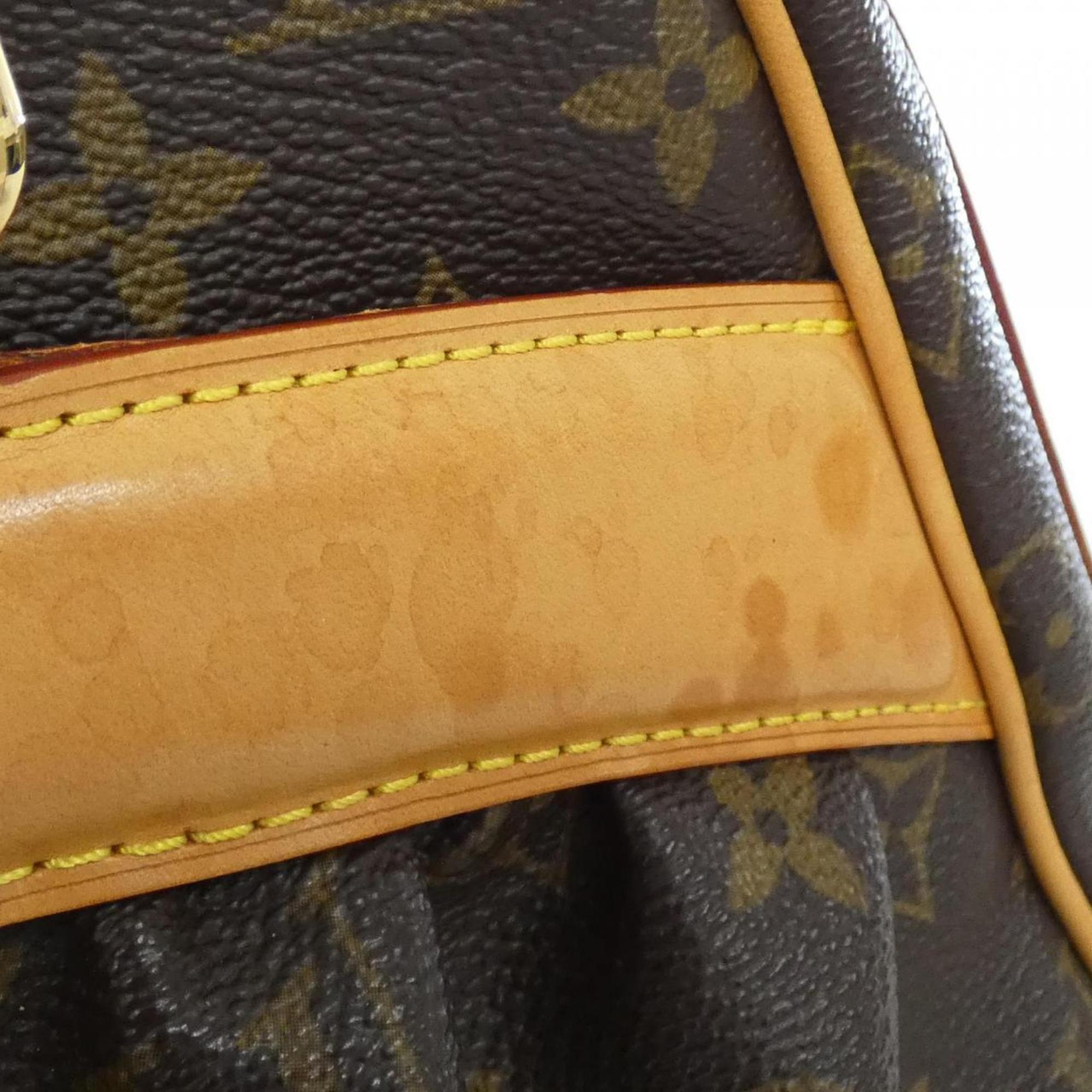 Louis Vuitton Marron Coated Canvas Handbag