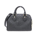 Louis Vuitton Black Leather Boston Bag