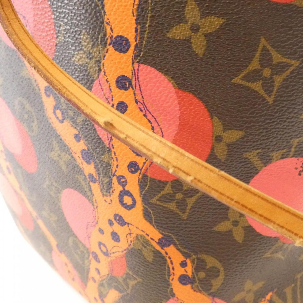 Louis Vuitton Marron Coated Canvas Handbag