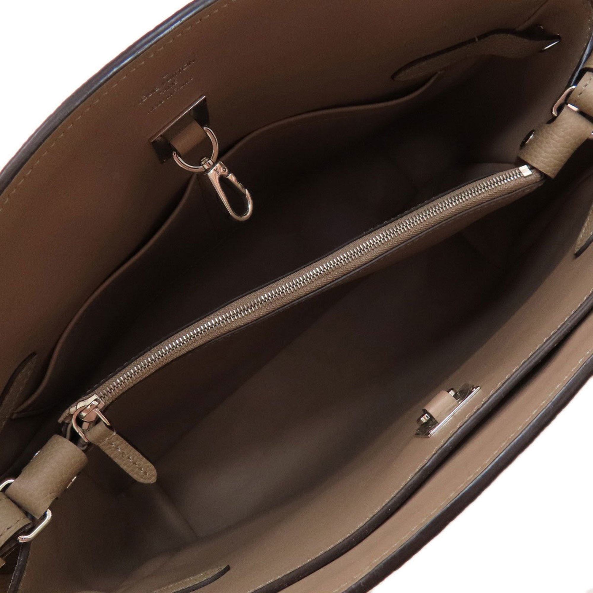 Louis Vuitton Brown Leather Handbag