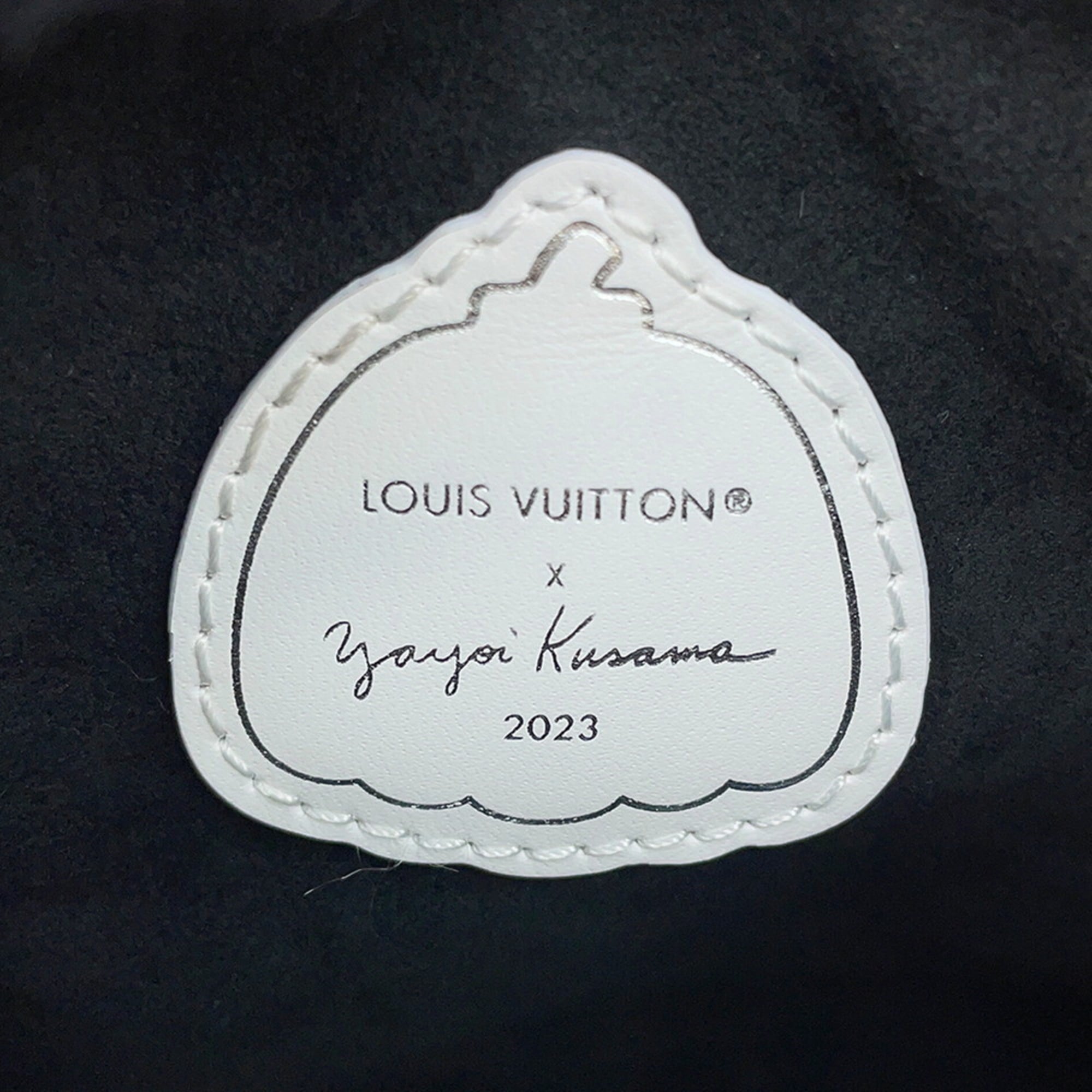 Louis Vuitton Dot Infinity (Yayoi Kusama) Black Noir White Monogram Empreinte Handbag