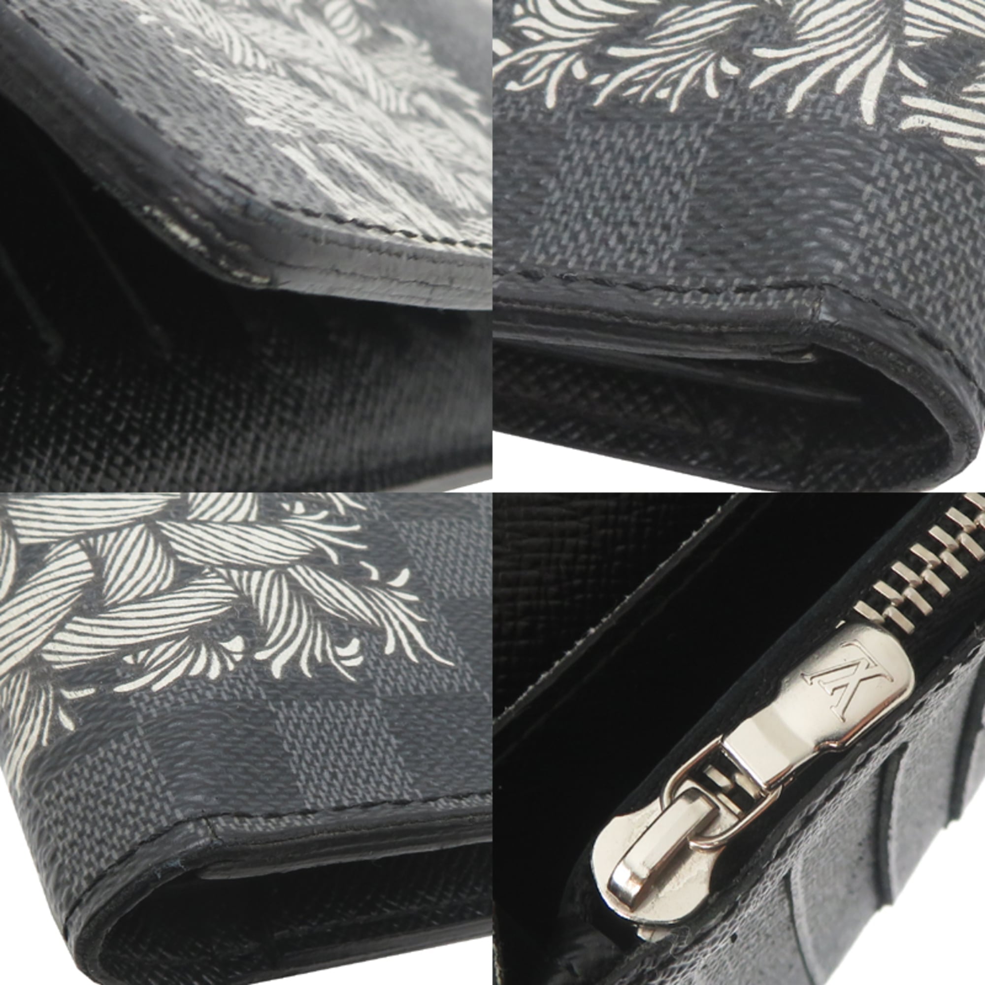 Louis Vuitton Damier Graphite Black Damier Graphite Long Wallet