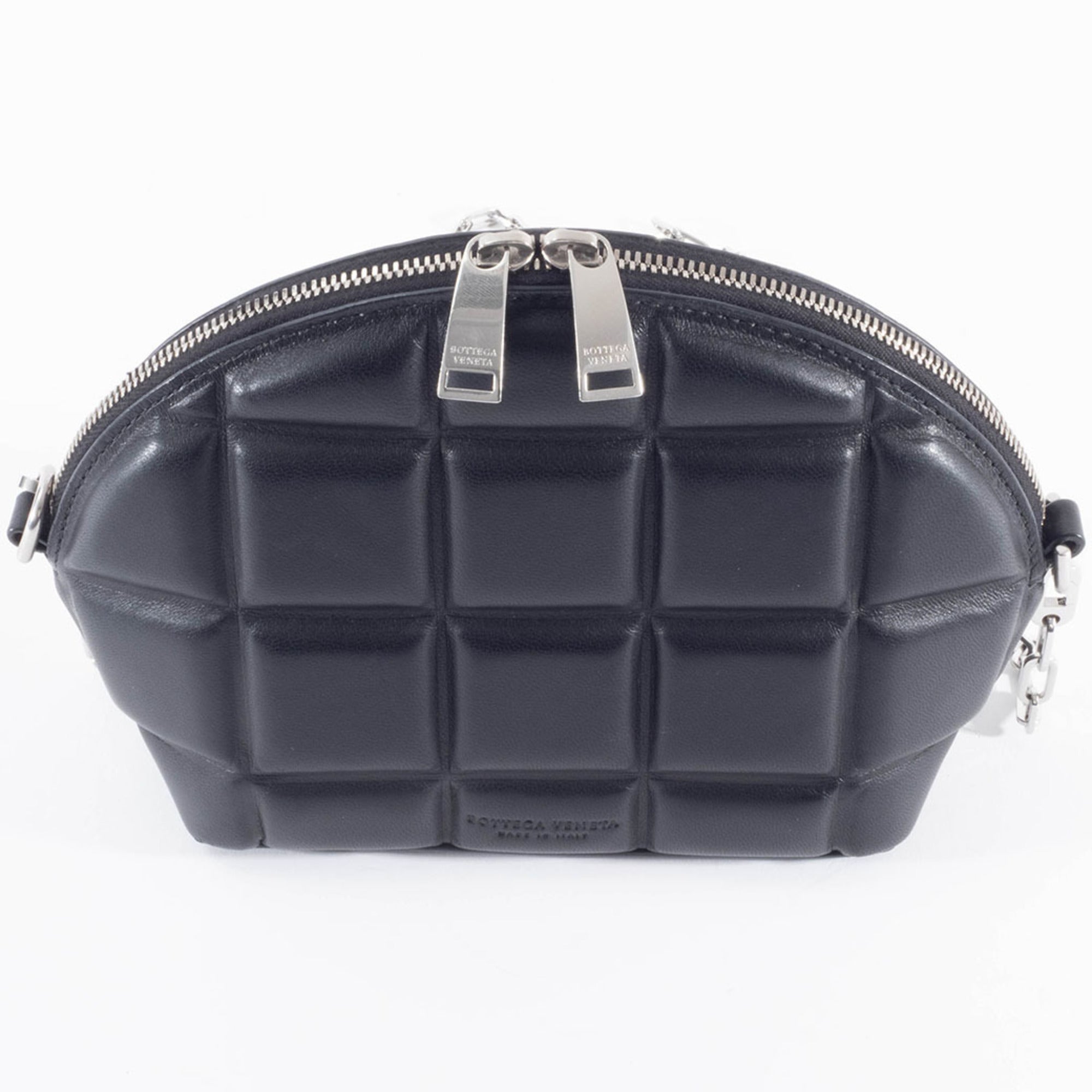 Bottega Veneta Black Leather Shoulder Bag