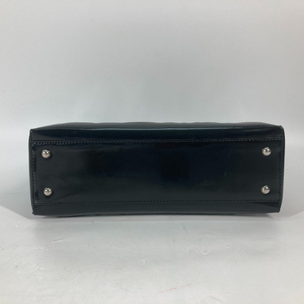 Celine Black Vinyl Shoulder Bag Tote Bag